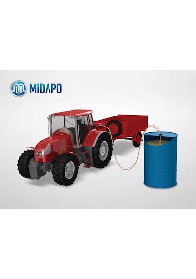 Midapo 12 Volt Mazot Aktarma Pompası Dalgıç Süt Sıvı Su Aktarma 1