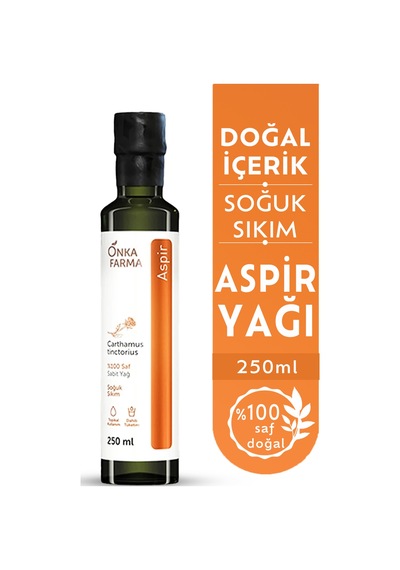 Onka Farma Soğuk Sıkım Saf Aspir Yağı 250 ML