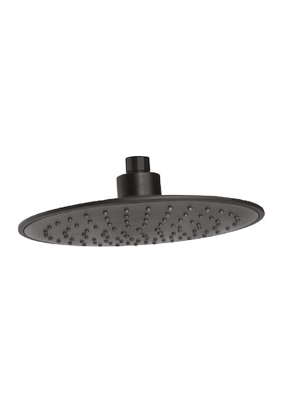 Abs Krom Kaplı Yuvarlak Tepe Duşu - Ø220mm - Siyah Siyah