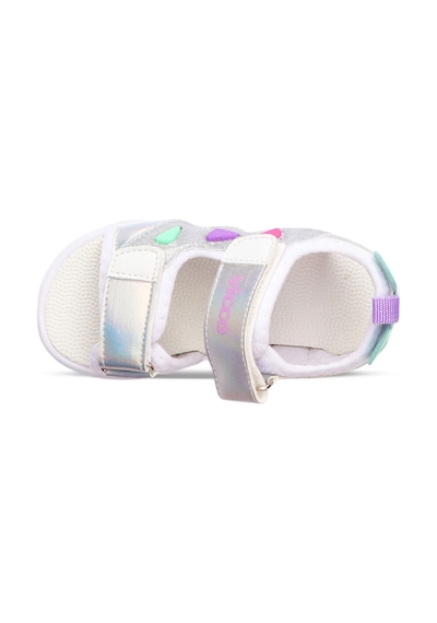 Vicco Hilda Günlük Cırtlı Kız Bebek Işıklı Sandalet 321.24y.204 Beyaz