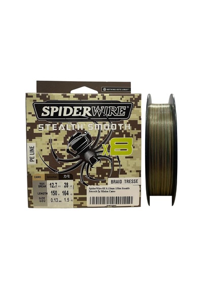 Spiderwire 8x 0.13mm 150m Stealth Smooth İp Misina Camo