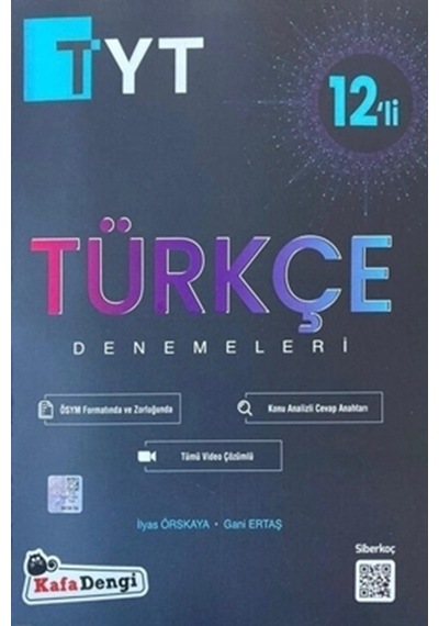 Kafadengi Yayınları Tyt Türkçe 12 Li Deneme