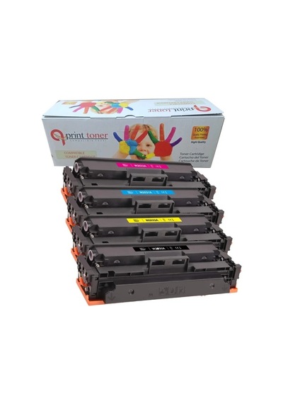 Hp M479fdn Uyumlu Toner Set Çipsiz 415a W2030a Cf415a M45dn M454dn M478fdn M479dw M454dw