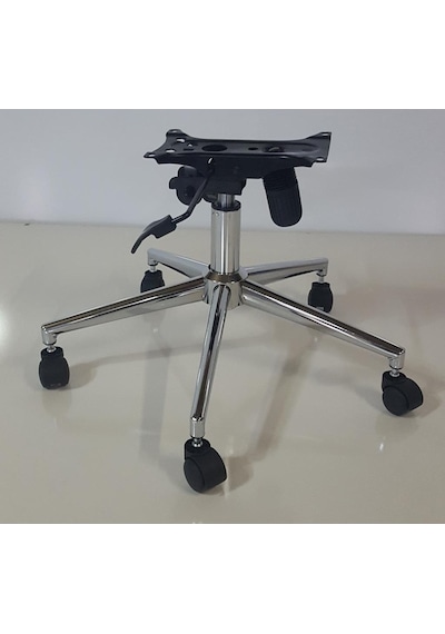 Kamusalmarket Ahtapot Yıldız Ayak+Teker+Krom Piston+Tek Kollu Mekanizma