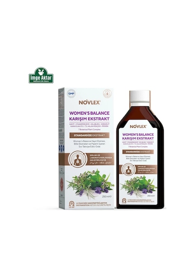 Novlex Women S Balance - Hayıt, Civanperçemi Ve Karayılan Otu Ekstraktı 250 Ml