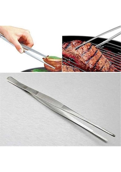 Evefix Profesyonel Şef Cımbızı Paslanmaz Çelik Büyük Boy - 30 Cm