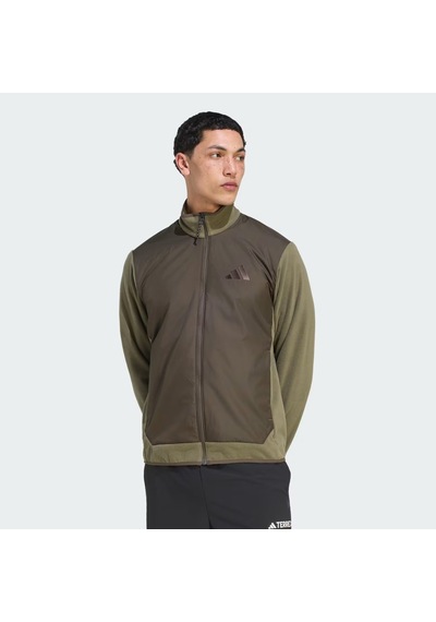 Adidas Terrex Multi Essentials Climawarm+ Rüzgar Geçirmez Erkek Polar Ceket Kf9767 Yeşil
