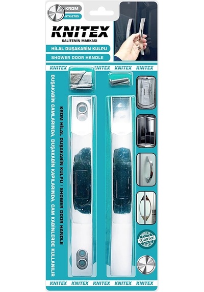 Plastik Krom Kaplama Duşakabin Kolu 10mm 5365 Çok Renkli