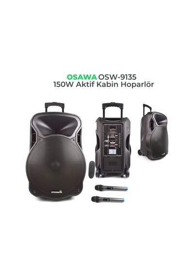 Osawa 9135 Gitar ve Mevlüthan Anfisi 2El Telsiz Mikr Hoparlör