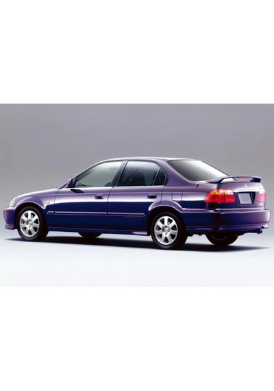 Honda Civic Uyumlu Cam Çıtası 4 Parça 1996-2002 Paslanmaz Krom