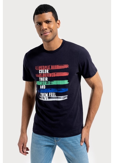 Loft Lf2035777 Ss Erkek T-shirt Navy