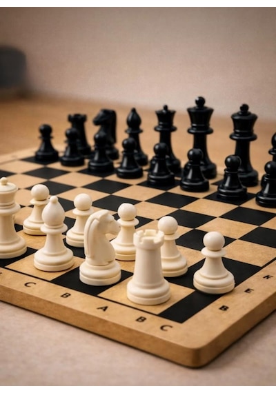 Satranç Strateji Ve Zeka Oyunu Seti Dikkat Becerisini Geliştirmeye Yardımcı Eğitici Oyun Seti