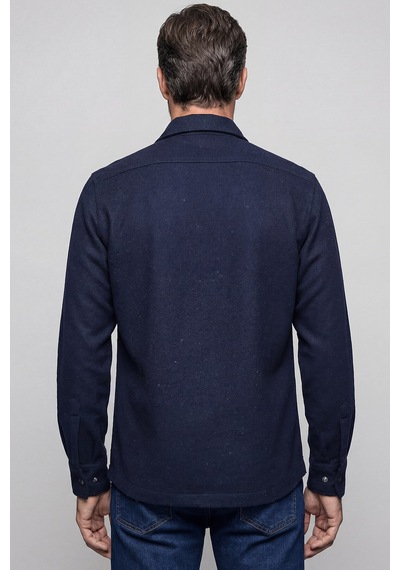 Bisse Erkek Regular Fit Uzun Kol Çıtçıtlı Flanel Apaj Yaka Çift Cepli Lacivert Gömlek Gmfln4k242075 D39 Bisse Erkek Regular Fit Uzun Kol Çıtçıtlı Flanel Apaj Yaka Çift Cepli Lacivert Gömlek Gmfln4k242075 D39