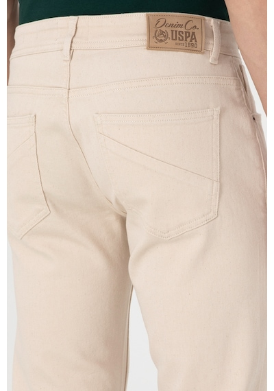 U.S. Polo Assn. Erkek Bej Slim Fit Jean Pantolon 50307999-DN0032