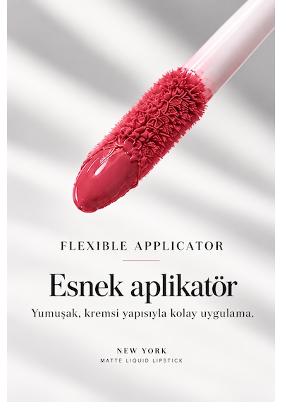 Matte Liqiud Lipstick - Amsterdam Nude, Flawless Matlık, Kalıcı Etki, Bulaşmayan Formül, Modern Mat Bitiş 001 Pink