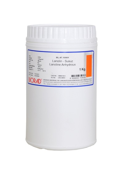 Biorad Lanolin Anydrous (Susuz) 1 KG