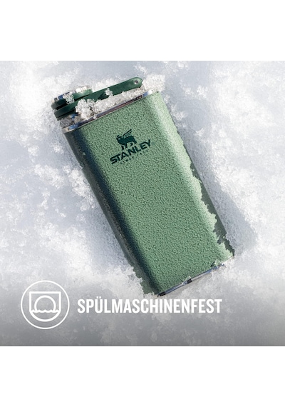 Stanley Klasik Cep Matarası 0.23 Litre - Yeşil Hammertone Green Paslanmaz Çelik