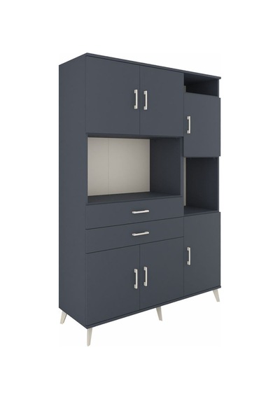 Hyperion Dolap 9 Raflı 2 Çekmeceli 6 Kapaklı 132x44x195 Antrasit-antrasit/antrasit Antrasıt/antrasıt Hyperion Dolap 9 Raflı 2 Çekmeceli 6 Kapaklı 132x44x195 Antrasit-antrasit/antrasit Antrasıt/antrasıt