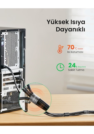 Ugreen Kablo Düzenleyici Cırt Band 2 Metre, 40354