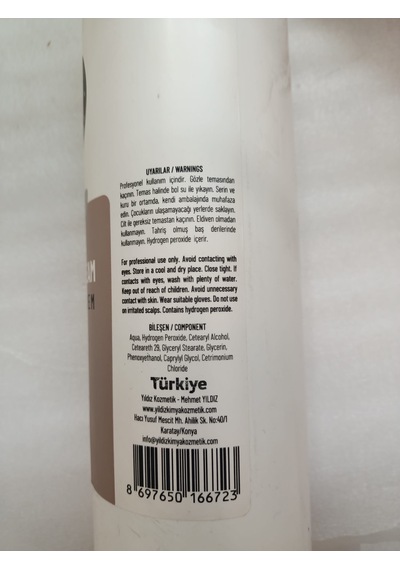 Mck Oksidan Krem 1000 Ml