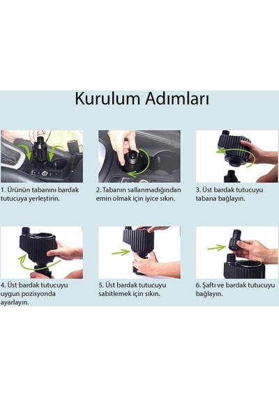Techmaster Telefon 360 Çift Bardak Tutucu Portatif Tepsi Masa