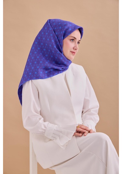 Silk Home Twill İpek Eşarp 11479-14 Saks, Mor