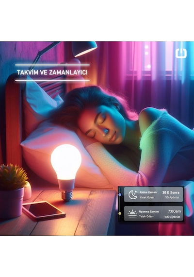 2gen Tuya Wifi+bluetooth Destekli 9w Rgb Akıllı Ampul