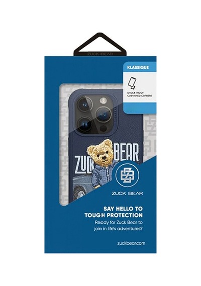 Zuck Bear Apple Uyumlu iPhone 15 Pro San Fransisco Arka Koruma Kılıf - Kahverengi Kahverengi