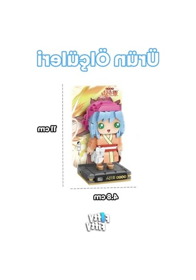 316 Parça Mikro Anime Yapım Seti, Eğlenceli Tasarım