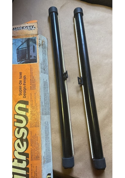 Üçel Oto Araç Perdesi Oto Güneşlik 55 Cm Kolay Montaj Lama 2 Adet Sağ Sol Takım