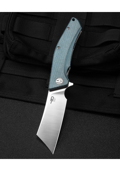 Bestech Cubis Micarta Sap D2 Çelik Kamp Çakı Bg42c Açık Gri