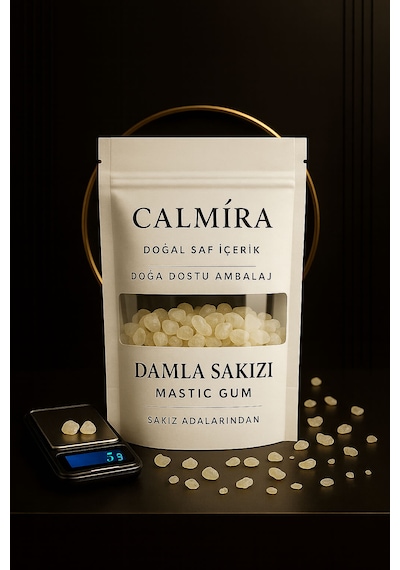 Calmira Damla Sakızı 1. Kalite Doğal - Sakız Adalarından 5 Gr - İri Boy