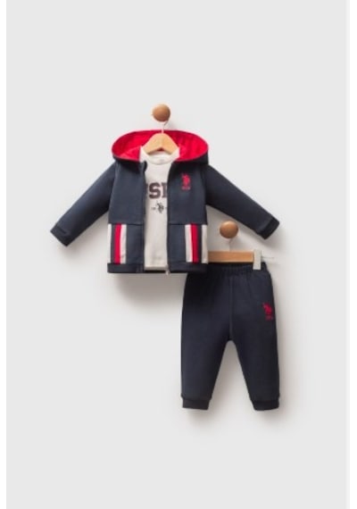 U.S. Polo Assn. 3lü Takım - Lacivert
