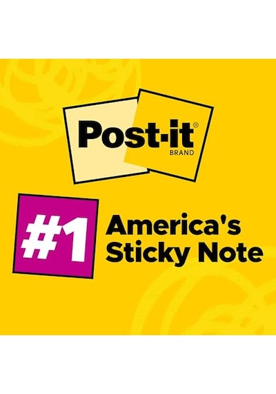 Notes, Value Pack, "100 Sht/pd, 3" X3, 24/pk, Yellow, Sold As 1 Paket