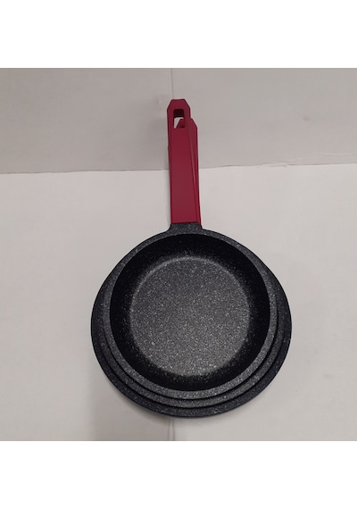 Gülsan Döküm Granit Tava Seti 18. 20. 22 Cm