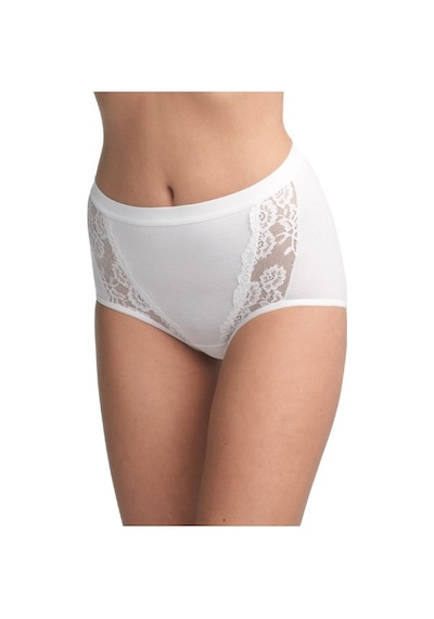Blackspade Kadın Slip Külot Dantelli Private 1316 - Beyaz Beyaz