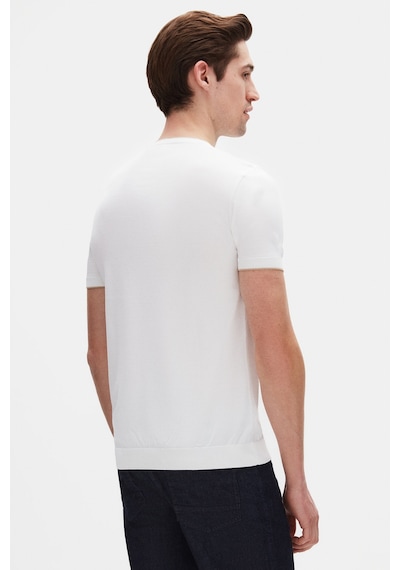 D's Damat Ds Damat Regular Fit Ekru Düz Yazlık Rayon Triko T-shirt 4hc060112004m E01