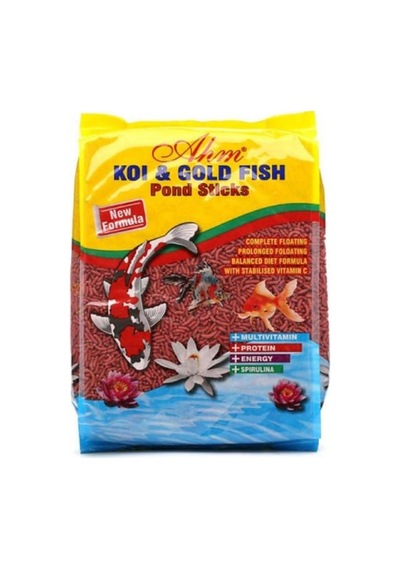 Ahm Koi Goldfish Colour Pond Sticks 1 Kg Balık Yemi
