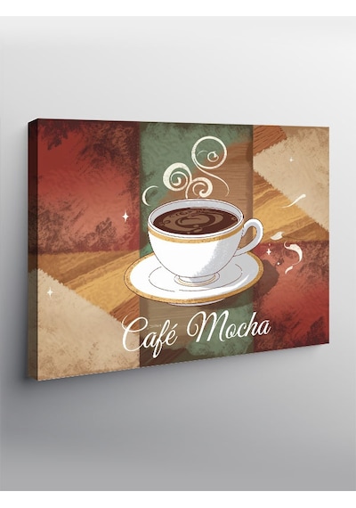 Kanvas Tablo Cafe Mocha Posteri 50cmx70cm