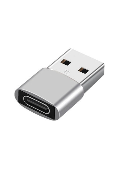 Divex Type-c Dişi Usb3.0 Erkek Otg Adaptör Çevirici Gri Dc-178