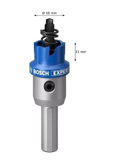 Bosch Expert Sheet Metal Delik Açma Testeresi 18 mm -2608901401