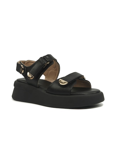 Nine West Hernan Siyah Kadın Kalın Taban Sandalet 000000000102051557