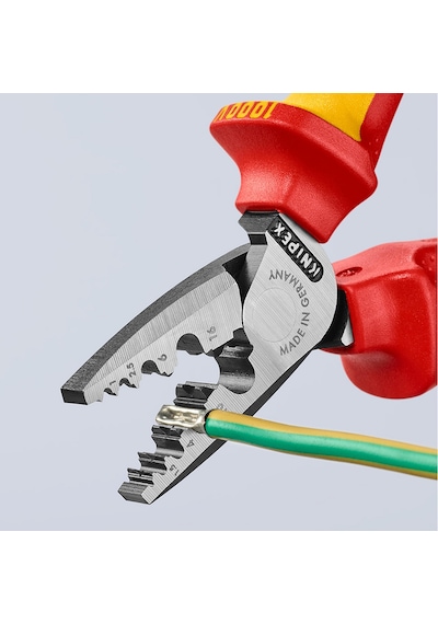 Knıpex Vde 1000 Volt Elektrikçi Kablo Pabuç Sıkma Pensesi 9778180