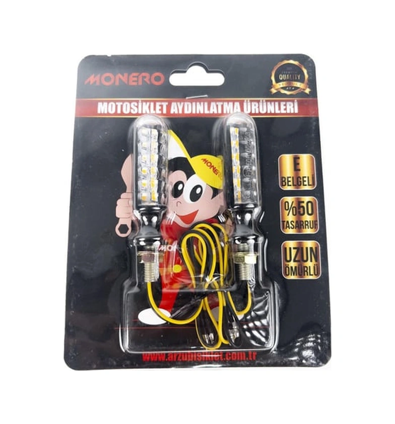 Hsgl Motosiklet Kayan Led Sinyal 1013l-y E Belgeli