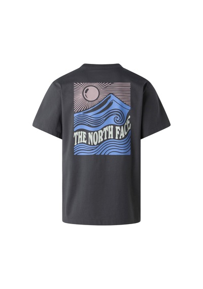 The North Face M Mountaın Escape Relaxed Short Sleeve T Erkek Tişört Nf0a8gb1rhı1 Gri