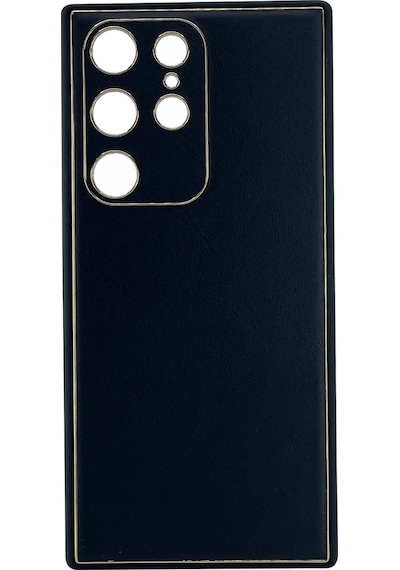 Nettech Samsung Galaxy S23 Ultra Uyumlu Coco Leather Seri Arka