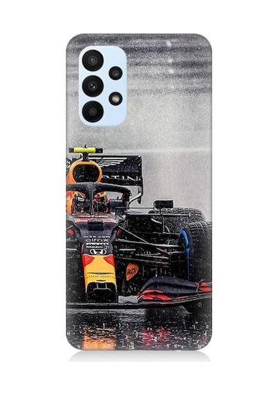 Samsung Galaxy A33 Uyumlu Max Verstappen F1 Aracı Desenli Silikon Kılıf