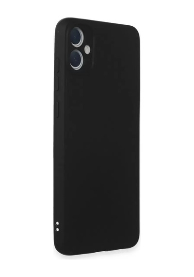 Samsung Uyumlu Galaxy A05 Uyumlu Kılıf First Silikon - Siyah
