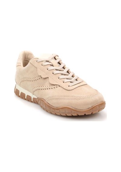 Pisagor Ps-55161 Kadın Hakiki Deri Sneakers Spor Ayakkabı Bej