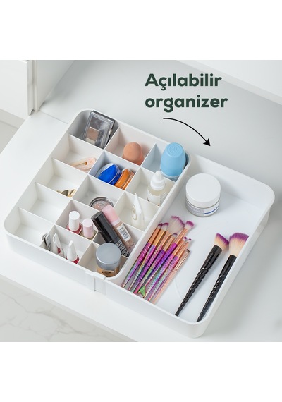 Porsima Tım-200 15 Bölmeli Ayarlanabilir Çekmece İçi Organizer Be